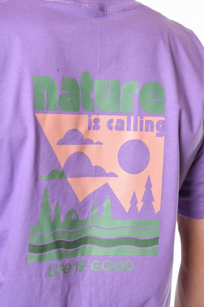 Tričko NATURE fialové