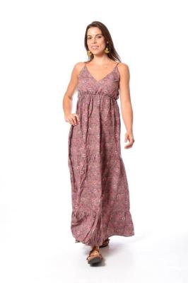 Boho šaty YAYA fialové