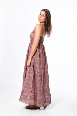 Boho šaty YAYA fialové